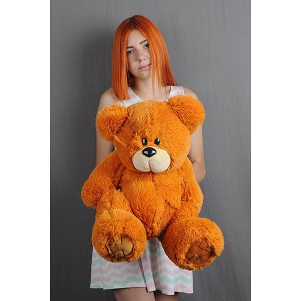 TEDDY bear 60 cm red