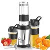 Adler | Blender | AD 4081 | Tabletop | 800 W | Jar material BPA Free Plastic | Jar capacity 0.4 + 0.57 L | Ice crushing | Black/Stainless steel