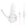 Gembird | Stereo Headset | MHS 03 WTRD | 3.5 mm | White with Red Ring | Headset