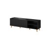 Cama RTV cabinet PAFOS 150x42x52 Black matt