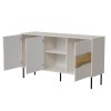 Cama INSERTO 3D chest of drawers 143.5x40x80 cashmere + LED