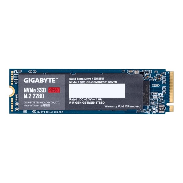GIGABYTE NVMe SSD 512GB