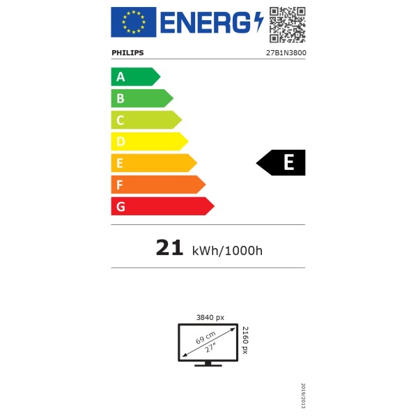 PHILIPS 27B1N3800/00 Monitor 27i UHD
