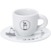 Set of 4 espresso cups BIALETTI CAROUSEL Porcelain 4x 50 ml White