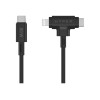 Hyper HyperJuice Silicone USB-C to USB-C and Lightning Hybrid 60W Cable