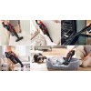 Bosch BCS1041PET stick vacuum/electric broom Battery Dry HEPA Bagless 0.4 L 23.5 W Black, Red 4 Ah