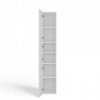 Topeshop S33 BIEL bathroom storage cabinet White