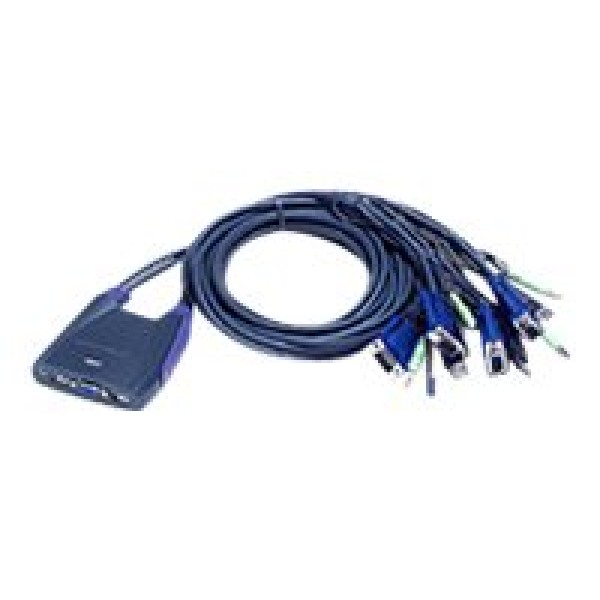 Aten 4-Port USB VGA/Audio Cable KVM ...