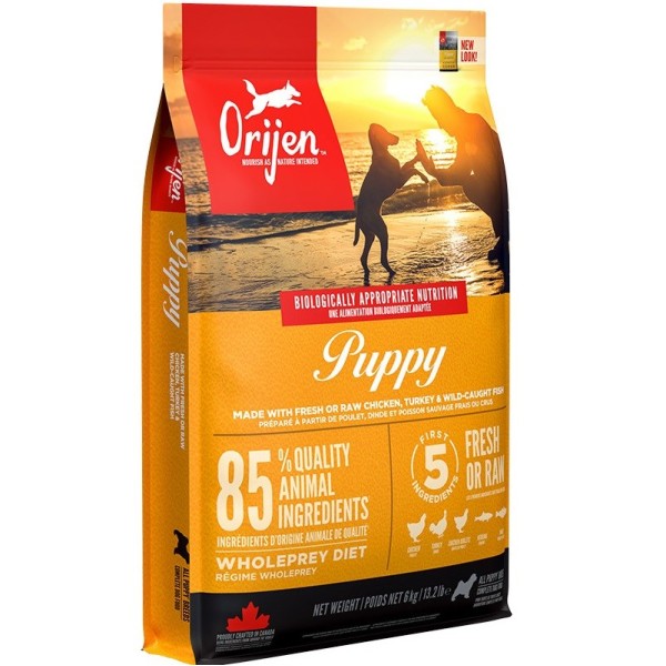 Orijen Puppy Chicken, Fish, Turkey 6 ...