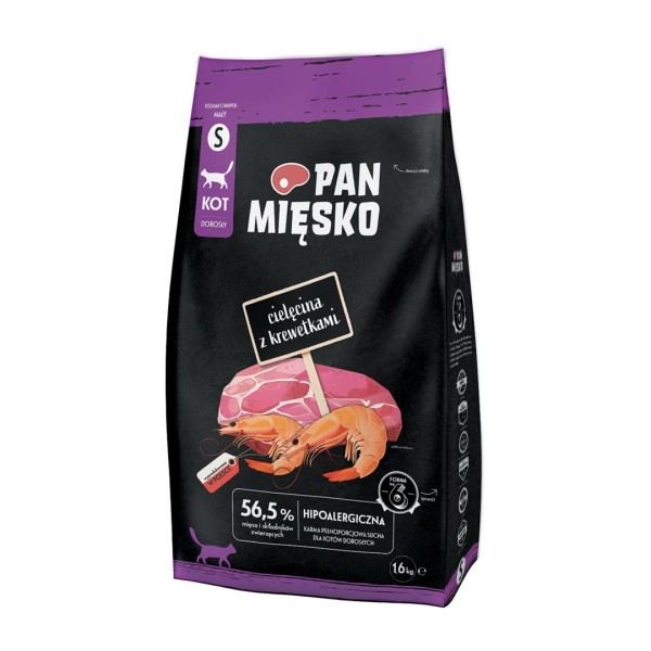 Pan Mięsko Cielęcina z krewetkami sucha ...