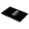 CATA | IAS 770 | Induction hob with built-in hood | 77 cm | Number of burners/cooking zones 4 | Black | Touch