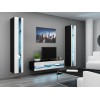 Cama TV stand VIGO NEW 30/140/40 black/white gloss