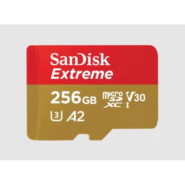 SanDisk Extreme 256 GB MicroSDXC UHS-I ...