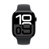 Apple Watch Series 10 | Smart watch | GPS (satellite) | Always-On Retina | Waterproof | Jet Black