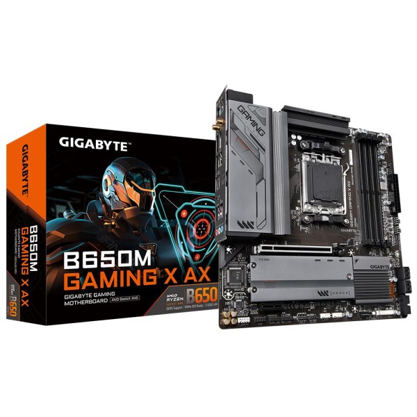 Mainboard|GIGABYTE|AMD B650|SAM5|Micro-ATX|Memory DDR5|Memory slots 4|1xPCI-Express 3.0 ...