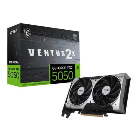 MSI GEFORCE RTX 5050 8G VENTUS 2X OC graphics card NVIDIA 8 GB GDDR6
