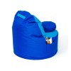 Sako sack pouffe Coffee cornflower-blue XXL 120 x 80 cm