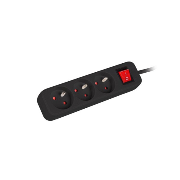 Lanberg Cable Power Strip, 3X French ...