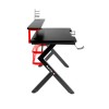 Huzaro Hero 5.0 computer desk Black, Red