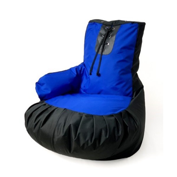 Sako bag pouffe boxing glove black-blue ...