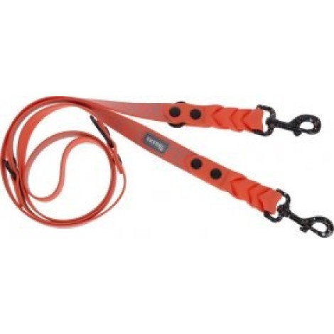 KERBL Puno Reflective dog leash - orange - 200cmx25mm