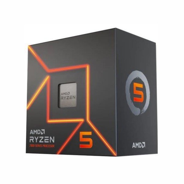 CPU|AMD|Desktop|Ryzen 5|7600|Raphael AM5|3800 MHz|Cores 6|32MB|Socket SAM5|65 ...