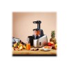 TEFAL | Slow Juicer | ZC255B38 | Type Electric | Silver/ black | 200 W | Extra large fruit input | Number of speeds 2 | 82 RPM