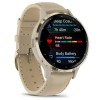 Garmin 010-02785-55 smartwatch / sport watch 3.05 cm (1.2") AMOLED 41 mm Digital 390 x 390 pixels Touchscreen Gold Wi-Fi GPS (satellite)