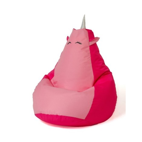 Sako bag pouf Unicorn pink-light pink XL 130 x 90 cm