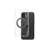 CARE by PanzerGlass Feature Case Transparent w. Black Kickstand & MagSafe iPhone 16 | CARE