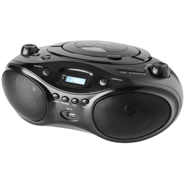 JVC radio RD-E661B-DAB Boombox black