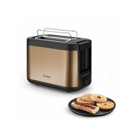 TEFAL Toaster | TT430G10 Coppertinto | Number of slots 2 | Housing material  Stainless steel | Gold