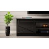 RTV GRANERO 200x56.7x35 black/black gloss cabinet