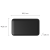 Mill Invisible Smart WiFi Panel Heater | PA700WIFI4B | Panel Heater | 700 W | Suitable for rooms up to 9-12 m² | Black | IPX4