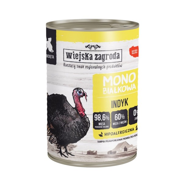 WIEJSKA ZAGRODA Monoprotein Turkey - wet ...