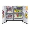 LG GSGV81EPLL Refrigerator, Free-standing, Side by Side, E, Height 1.79 m, Net fridge 416 L, Net freezer 219 L, Black | LG