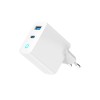 CHARGER USB 65W 2PORT/TA-UC-PDQC65L-W-01 GEMBIRD