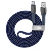 CABLE USB-C TO USB2.0 1.2M/BLUE PS6102 BL12 RIVACASE