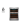 Caso | Wine cooler | WineChef Pro 40 | Energy efficiency class G | Free standing | Bottles capacity Up to 40 bottles | Cooling type Compressor technology | Stainless steel/Black