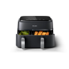 Philips Dual Basket Airfryer | NA351/00 3000 Series | Power 2750 W | Capacity 9 L | Rapid Air technology | Black