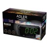 Adler | Alarmclock Radio | AD 1121 | Alarm function | Black