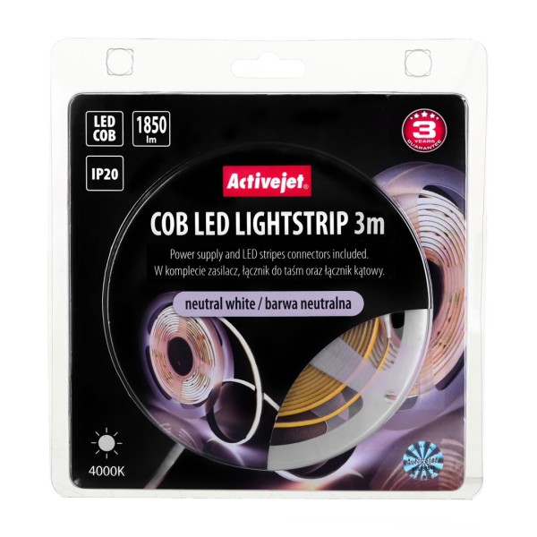 Activejet AJE-COB 3m neut strip light ...