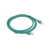 PATCHCORD KAT.5E UTP 1.5M ZIELONY FLUKE PASSED LANBERG 10-PACK