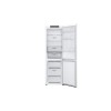 LG | Refrigerator | GBV3100DSW | Energy efficiency class D | Free standing | Combi | Height 186 cm | Fridge net capacity 234 L | Freezer net capacity 110 L | Display | 35 dB | White