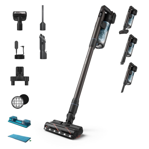 Vacuum Cleaner|PHILIPS|Dry&wet|2-in-1 stick vacuum|Blue|Bagless|Battery| 1.7 kg|XC7163/01
