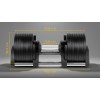 REBEL ACTIVE Cast iron automatic dumbbell 36kg, 2kg increments