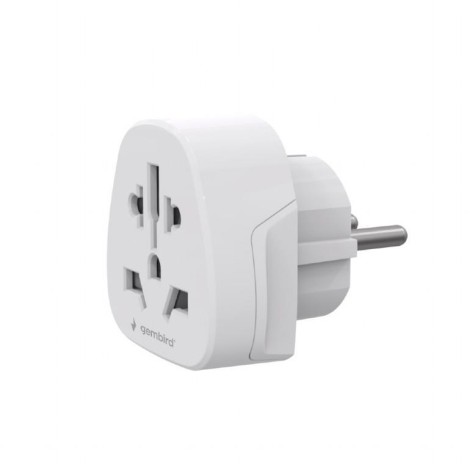 Gembird A-AC-EUMINTF World to EU power adapter plug, 15 A | Gembird