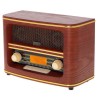 Adler | Retro Radio | AD 1187 | Alarm function | AUX in | Wooden