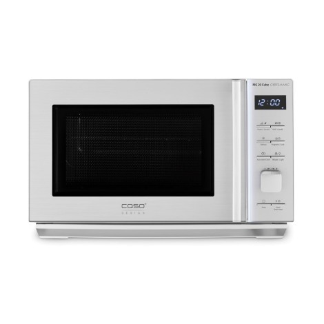 Caso | Microwave Oven with Grill | MG 20 Cube | Free standing | 800 W | Grill | Silver