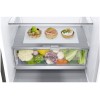 LG | Refrigerator | GBB71PZDMN | Energy efficiency class E | Free standing | Combi | Height 186 cm | No Frost system | Fridge net capacity 234 L | Freezer net capacity 107 L | Display | 36 dB | Silver